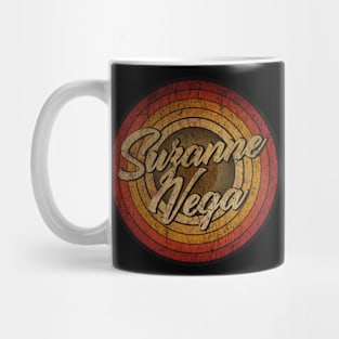 arjunthemaniac, circle retro faded Suzanne Vega Mug